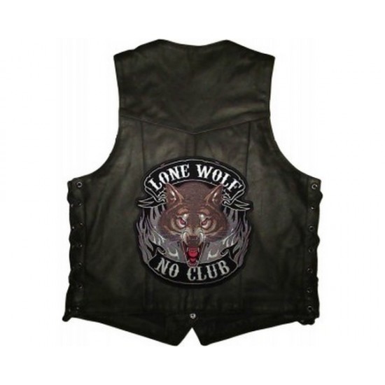 Adesivo Lupo Solitario 7cm | Sticker Lone Wolf No Clubs | Per Auto Moto - 4