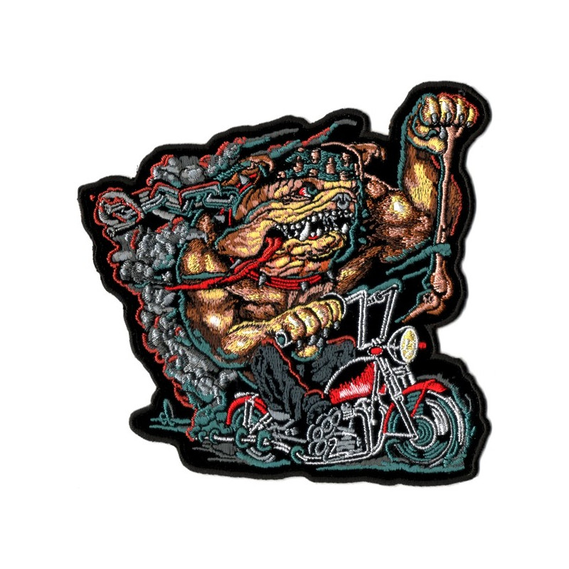 Patch Ricamato Termoadesivo Bandiera Irlandese 72x49mm Per Giacca Biker, Zaino, Backpack