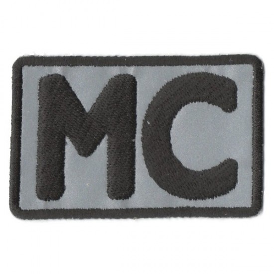 Patch écusson brodé thermocollant moto lone wolf , no clubs