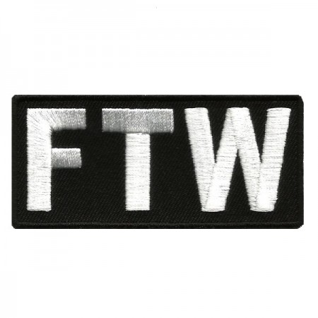 Patch Ecusson Biker Motard FTW